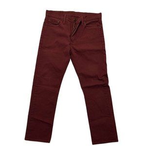 Levi's 513 Slim Straight Jeans Red